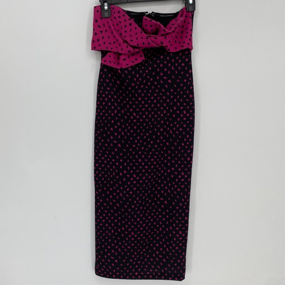 Topshop Women's Bow Twist Midi Dress